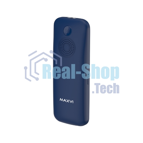 Мобильный телефон Maxvi RT-03 + док-станция, синий