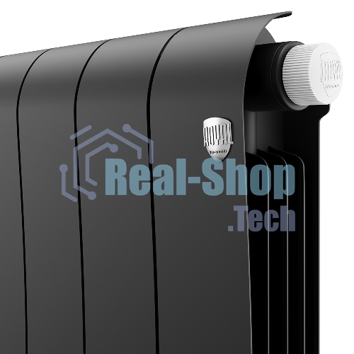 Радиатор биметаллический Royal Thermo Infinity 300 Noir Sable VR80 - 14 секц.