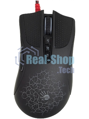 Мышь проводная A4Tech Bloody A90 черный, 6200 dpi, USB, кнопки - 8