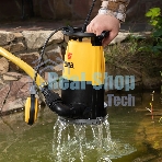 Дренажный насос Denzel DP-450S для чистой и грязной воды, 450 Вт, напор 6 м, 12000 л/ч