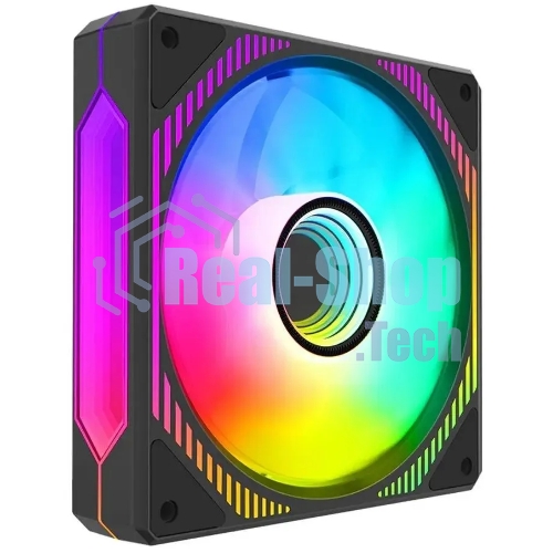 Вентилятор для корпуса Alseye Mirror-B-P черный, 120 мм, 2000 об/мин, 35.2 дБ, 4 pin