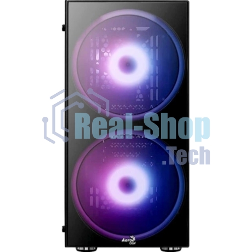 Компьютерный корпус Aerocool/Formula Python (3xUSB, 2xAudio, 0.5 мм,2x200 мм FAN, прозрачная стенка-закаленное стекло, ATX, без БП)