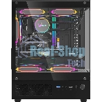 Компьютерный корпус MiniTower AeroCool/Formula Crystal Z1CM PLUS AR black (mATX, без БП, USB Type-A+USB Type-C) (Crystal Z1CM Plus Black AR)
