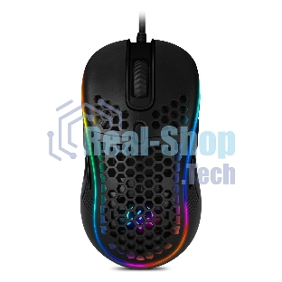 Игровая мышь SVEN RX-G860 чёрная (8 кнопок, 12800 dpi, USB, RGB подсветка )