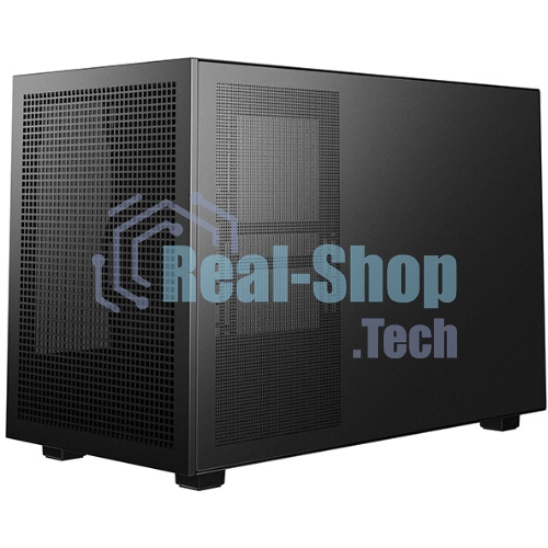Корпус DeepCool CH260 Wood, Micro-Tower, чёрный