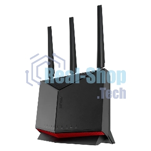 Маршрутизатор ASUS RT-BE86U, черный/красный, 90IG08W0-MO9A0V