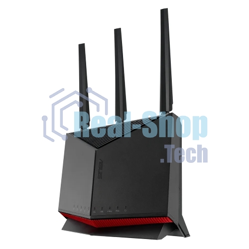 Маршрутизатор ASUS RT-BE86U, черный/красный, 90IG08W0-MO9A0V