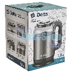 Чайник электрический DELTA DL-1115 серый