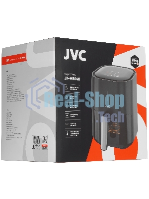 Аэрогриль JVC JK-MB040 черный, 1500 Вт, 4.5 л, сенсор, 8 программ