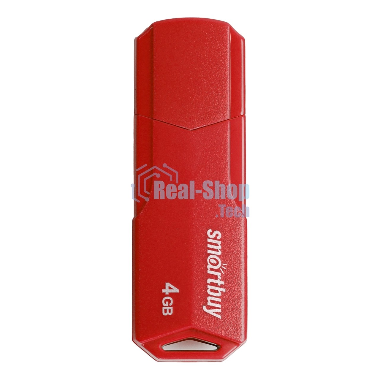 Флешка USB Smartbuy CLUE Red (SB4 GbCLU-R), 4Gb, USB 2.0, R/W 15/5, красный