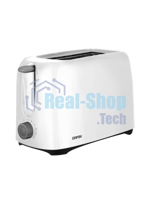 Тостер Centek CT-1425 белый, 700 Вт, 2 слота