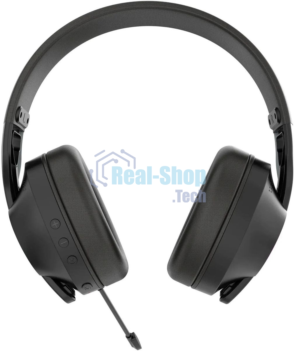 Гарнитура Acer OHR400 чёрный, беспроводная + проводная, USB/mini jack 3.5 мм, до 45 ч, подсветка