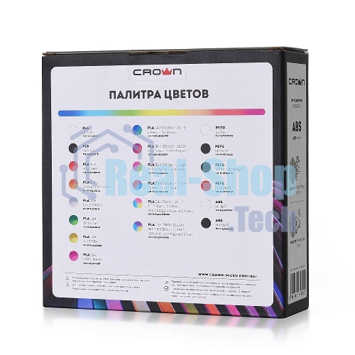 Филамент Crown Micro CM-FILPETG015W PETG 1.75 1кг белый