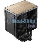 Кулер для процессора DEEPCOOL AK500 G2 LGA1851/1700/1200/115X/AM5/AM4 (9шт/кор, TDP 240W, PWM, Fan 120мм, 5 тепл. трубок, Copper Base, Wood-grain top cover, черный) RET (R-AK500G2-BKNNMN-GJD)