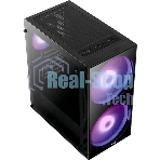 Компьютерный корпус Aerocool/Formula Python (3xUSB, 2xAudio, 0.5 мм,2x200 мм FAN, прозрачная стенка-закаленное стекло, ATX, без БП)