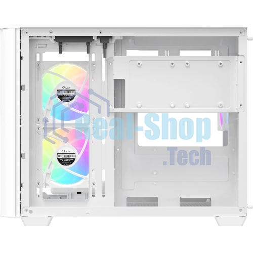 Компьютерный корпус Ocypus Iota C50 WH Curve ARGB Digital (Iota-C50-WHD300CD-GL)