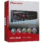 Автомагнитола Pioneer MVH-85UB, 1 DIN, USB Type-A, AUX, съёмная панель