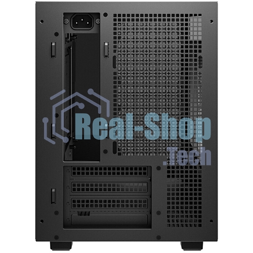 Корпус DeepCool CH260 Wood, Micro-Tower, чёрный