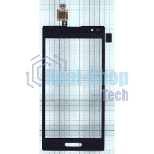 Сенсорное стекло (тачскрин) для LG Optimus L9 (P769), черное