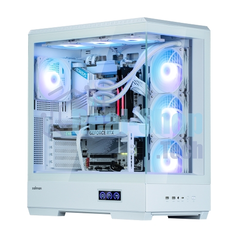 Компьютерный корпус ZALMAN P50 DS, ATX, WHITE, WINDOW, 2x3.5