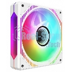 Вентилятор для корпуса Alseye Mirror-W-R белый, 120 мм, 2000 об/мин, 35.2 дБ, 4 pin