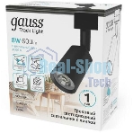 Светильник Gauss TR090 4000K цв.св.:белый нейтральный черный
