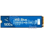 Накопитель SSD WD Blue SN5000, 500Gb, PCIe 4.0 x4, M.2 2280, NVMe, R/W 5000/4000