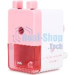 Точилка для карандашей механическая Deli EH515-PK, 1 отверстие, пластик, розовый/белый, пластиковый бокс