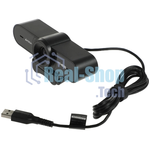 Веб-камера A4Tech PK-980HA 1920x1080, 30 кадр/с, USB Type-A, микрофон (2 шт, шумоподавление), автоматическая фокусировка, автоосвещение, универсальное крепление