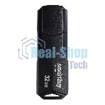 Флешка USB SmartBuy CLUE black (SB32GbCLU-K3), 32Gb, USB 3.0/3.1, R/W 70/25, черный
