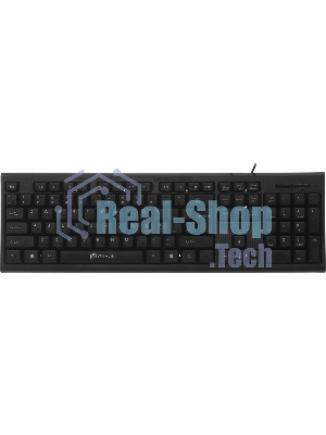 Клавиатура проводная Oklick 120M, USB, черный