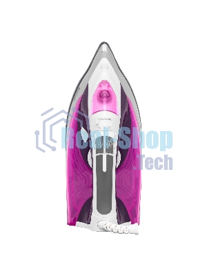 Утюг BBK ISE-2409 фиолетовый, 2400 Вт, 40 г/мин, 140 г/мин, 360 мл
