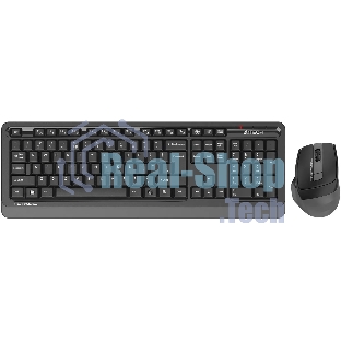 Комплект клавиатура+мышь A4Tech FStyler FG1035 беспроводной, USB, 2000 DPI, чёрный/серый