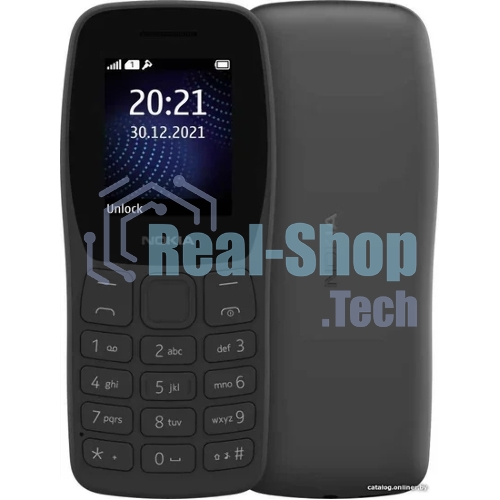 Мобильный телефон Nokia 105 TA-1416 DS EAC2+ темно-серый