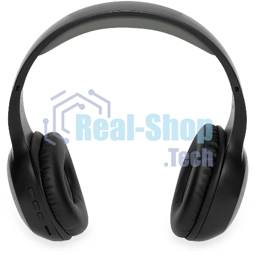Беспроводные/проводные наушники Digma BT-15 черный/серый, накладные, Bluetooth + проводной, складная конструкция, до 10 ч