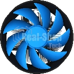 Кулер для процессора DEEPCOOL ARCHER BIGPRO V2 черный/синий, 120 мм, алюминий/медь, 2000 об/мин, 29.7 дБ, 4 pin, 125 Вт, 70 мм