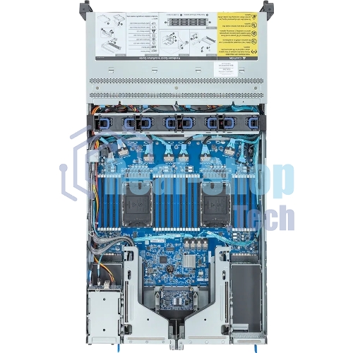 Серверная платформа Gigabyte R283-S96/2U/2xIntel (Gen 4/5)/2xHS/32xDIMM/12xLFF NVME/SAS/SATA + 2xSFF SAS/SATA/2xGbE/2xOCP 3.0/4xFHHL/2x2000W/Rails