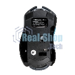 Мышь беспроводная Dialog Gan-Kata MRGK-12UR черный, 1600 dpi, радиоканал, USB, кнопки - 6