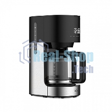 Кофеварка капельнаяBQ CM1001 черный-стальной, исп. кофе -молотый, 1.5 л, 900 Вт.