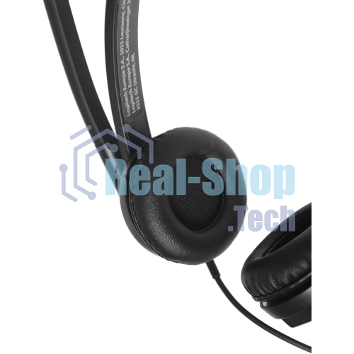 Гарнитура Logitech USB Headset H570e Stereo чёрный, проводная, USB