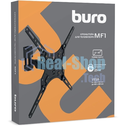 Кронштейн для телевизора Buro MF1 черный 13