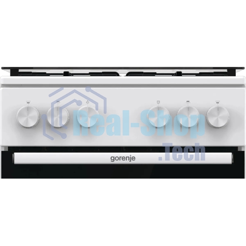 Плита газовая Gorenje GG5A10WH белый, конфорок 4 газовых, духовка 70 л, 50 см x 85 см x 59.4 см