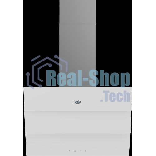 Вытяжка наклонная Beko BHCA69642WH серый, 60 см, 600 куб. м/ч, 69 дБ