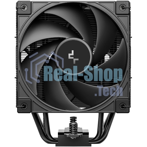 Кулер для процессора DEEPCOOL AK500 G2 LGA1851/1700/1200/115X/AM5/AM4 (9шт/кор, TDP 240W, PWM, Fan 120мм, 5 тепл. трубок, Copper Base, Wood-grain top cover, черный) RET (R-AK500G2-BKNNMN-GJD)