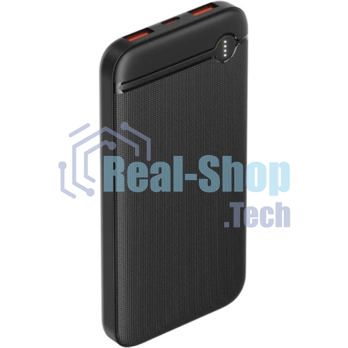 Портативный аккумулятор OLMIO P-10, 10000mAh, 20W, QuickCharge3.0/PowerDelivery, черный