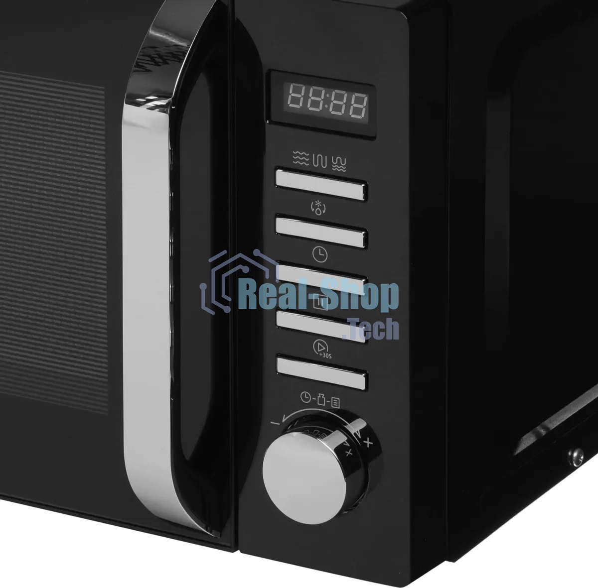 Микроволновая печь Haier HMB-DG208BA черный, 20 л, 800 Вт, переключатели - кнопки, поворотный механизм