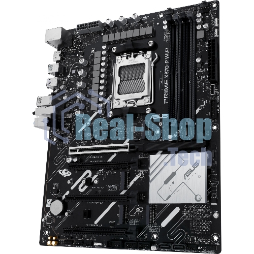 Материнская плата ASUS PRIME X870-P WIFI, AM5, AMD X870, 4xDDR5, 2xSATA, 4xM.2, 1xPCI-E 5.0 x16, 2xPCI-E 4.0 x1, 1xHDMI, 2xUSB-C, 1x 2.5Gb LAN, 4xUSB-A 3.2 Gen 1, 1xUSB-A 3.2 Gen 2, 4xUSB-A 2.0, 3x3.5 мм, 7.1, 1xWi-Fi 7, ATX
