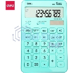 Калькулятор настольный Deli Touch EM01531 голубой 12-разр.