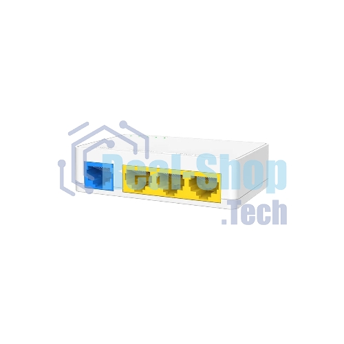 Коммутатор неуправляемый Tenda S204PD, PoE 4x100 Мбит/с, настольный, пластиковый корпус