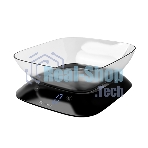 Весы кухонные Blackton Bt KS113 черный, тип управления: сенсорное, дисплей LED, количество высокочувствительных датчиков: 4, выбор единиц измерения: грамм, фунт, унция, миллилитр, интервал измерения: 1 г, максимальный вес: 10 кг, функция вычета веса тары, индикация перегрузки, индикатор замены батарейки, автоматическое и ручное отключение, автообнуление, материал корпусаластик, нескользящие ножки, источник питания: 3 х AAA, номинальное напряжение: 4.5 В
